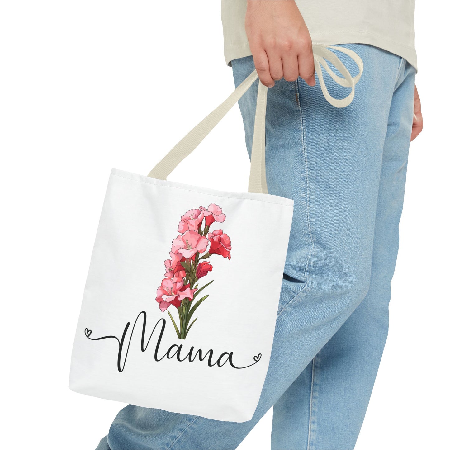 August Floral Mama Tote Bag - Perfect Gift for Moms, Stylish & Functional