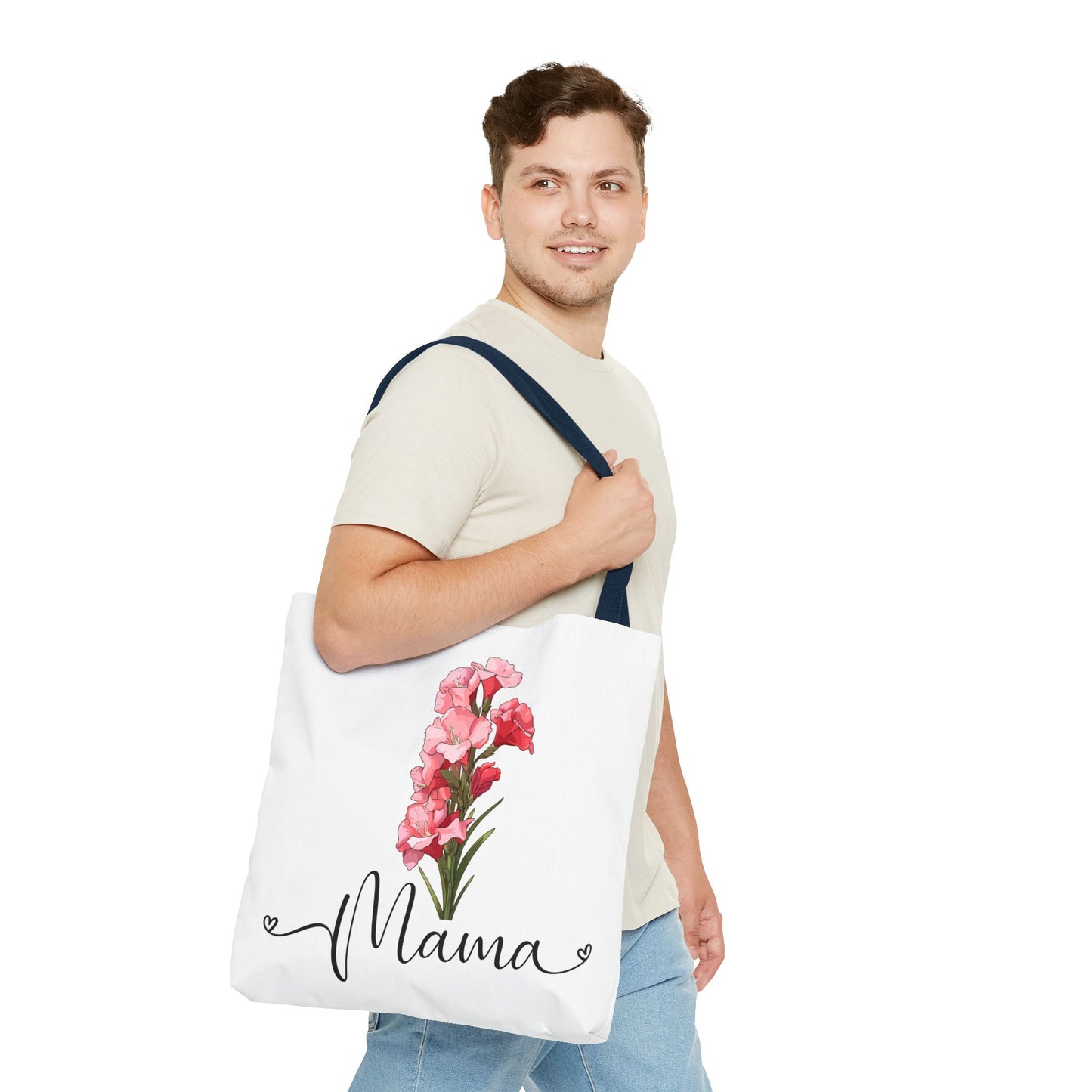 August Floral Mama Tote Bag - Perfect Gift for Moms, Stylish & Functional
