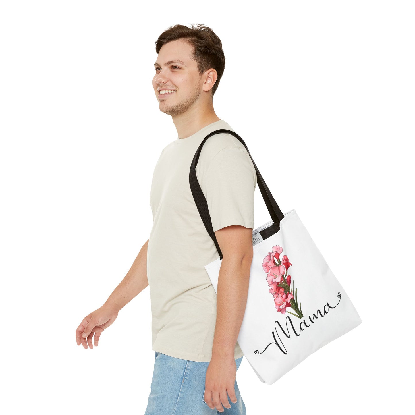 August Floral Mama Tote Bag - Perfect Gift for Moms, Stylish & Functional