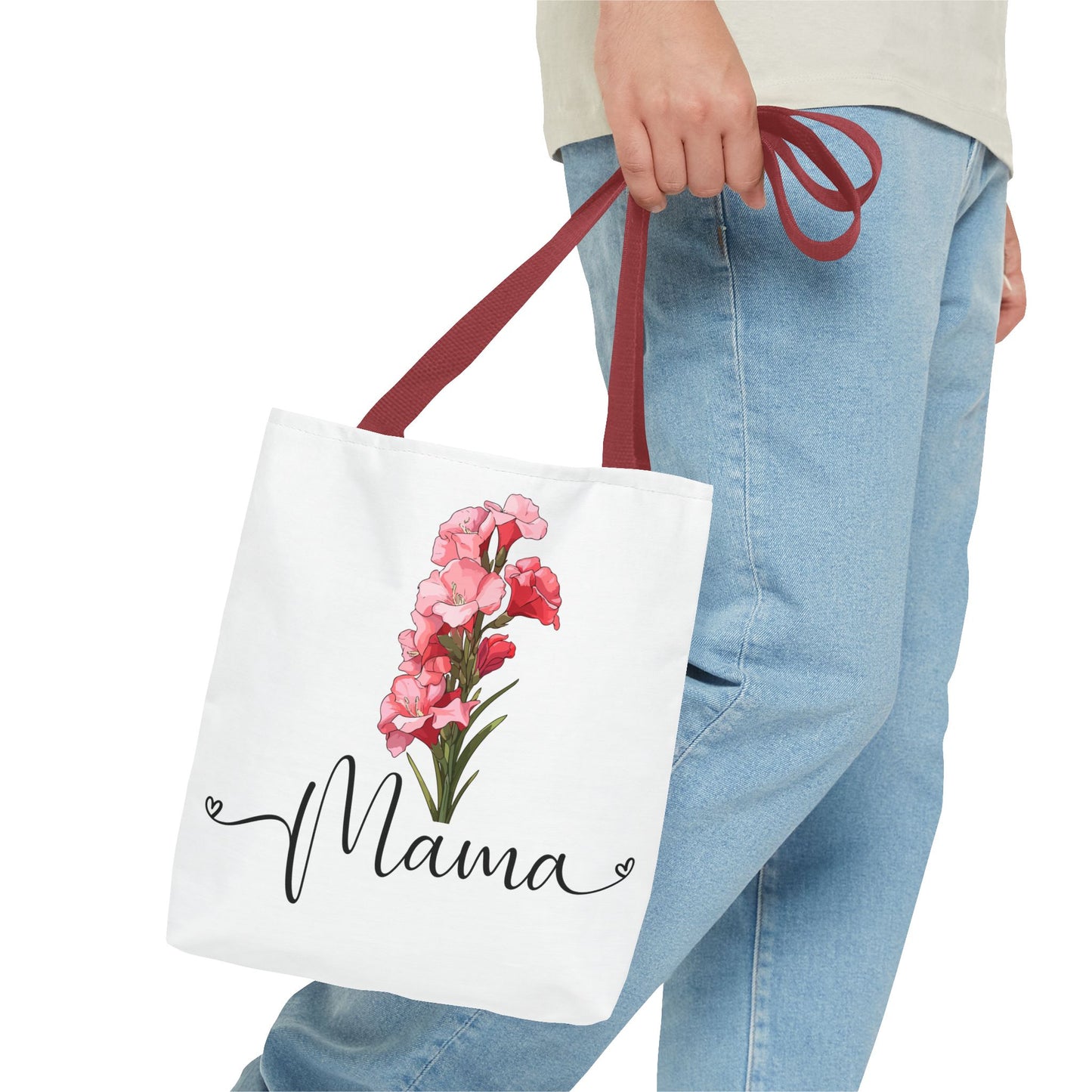 August Floral Mama Tote Bag - Perfect Gift for Moms, Stylish & Functional