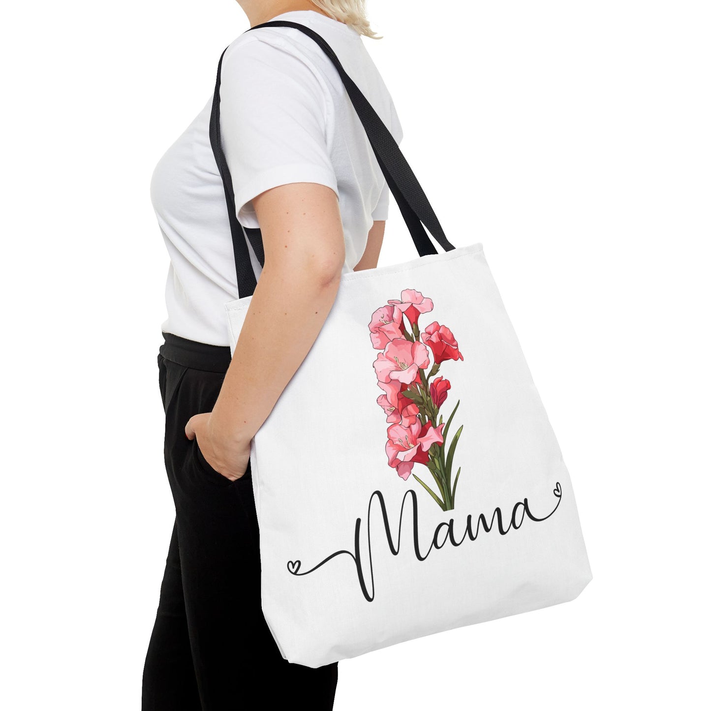 August Floral Mama Tote Bag - Perfect Gift for Moms, Stylish & Functional