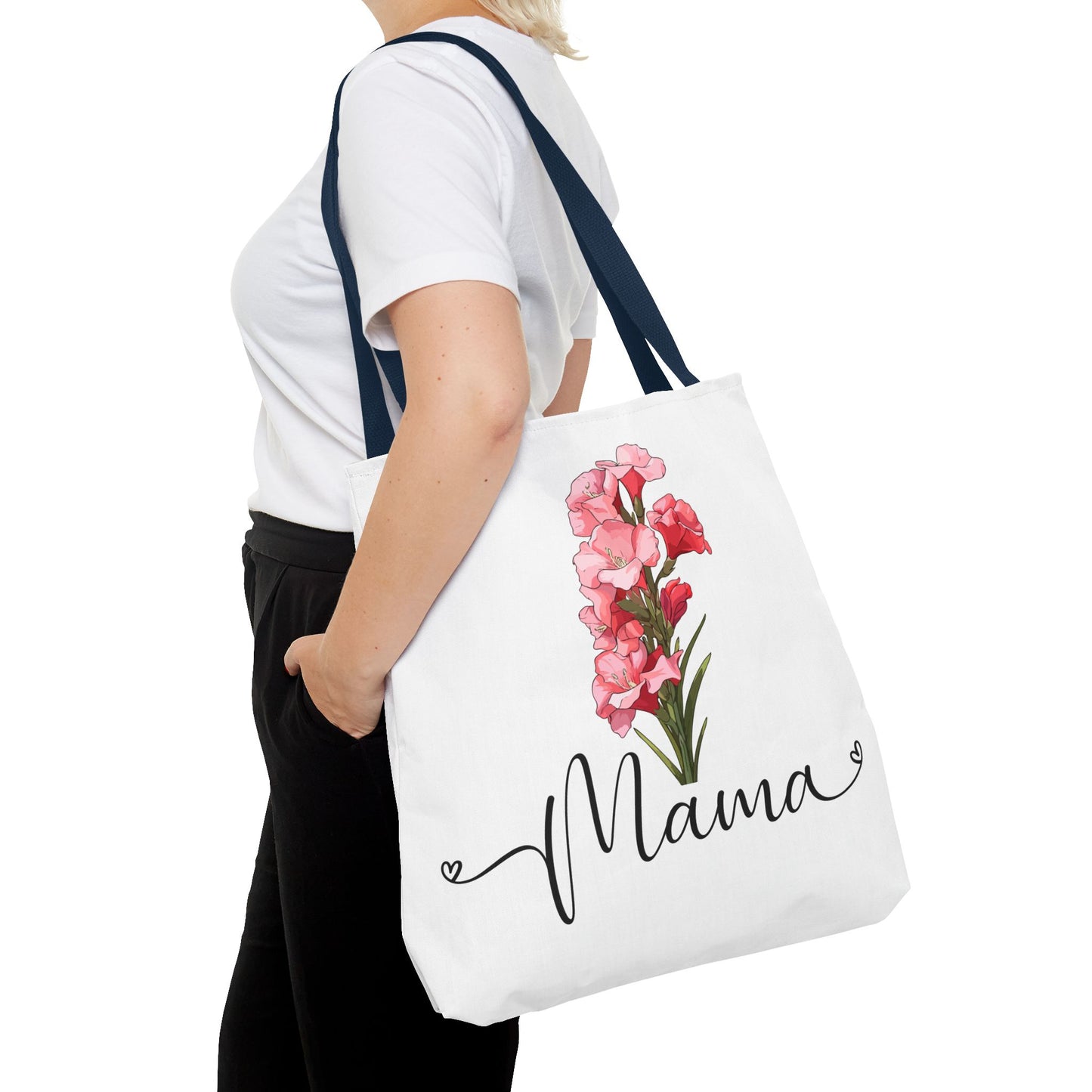 August Floral Mama Tote Bag - Perfect Gift for Moms, Stylish & Functional