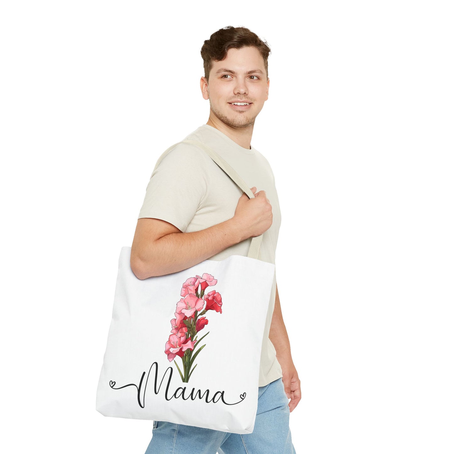 August Floral Mama Tote Bag - Perfect Gift for Moms, Stylish & Functional