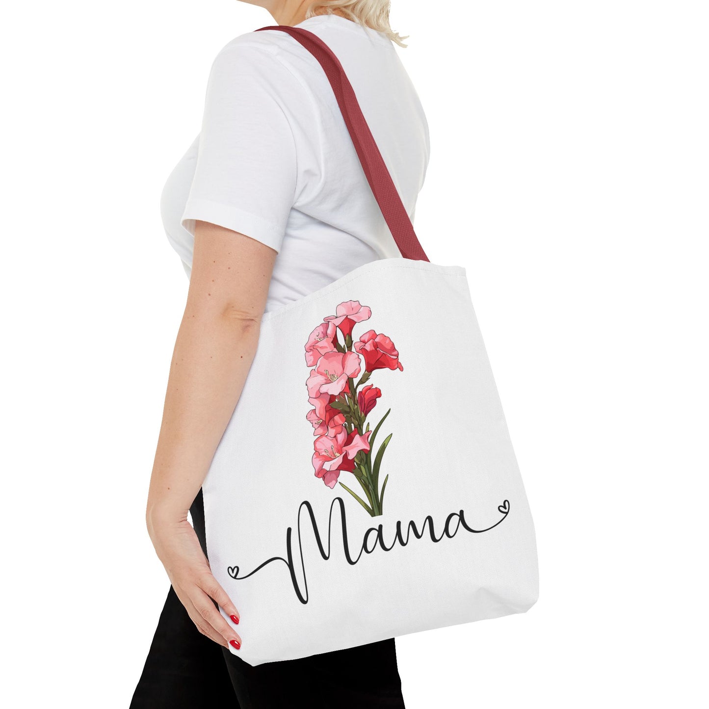 August Floral Mama Tote Bag - Perfect Gift for Moms, Stylish & Functional