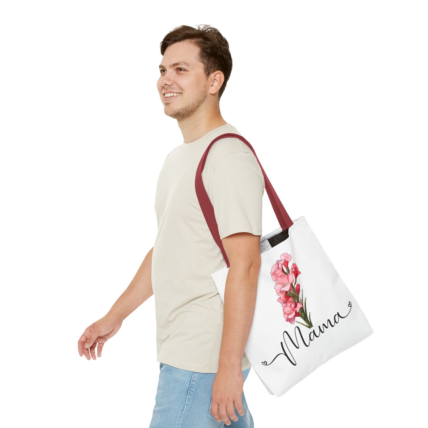August Floral Mama Tote Bag - Perfect Gift for Moms, Stylish & Functional