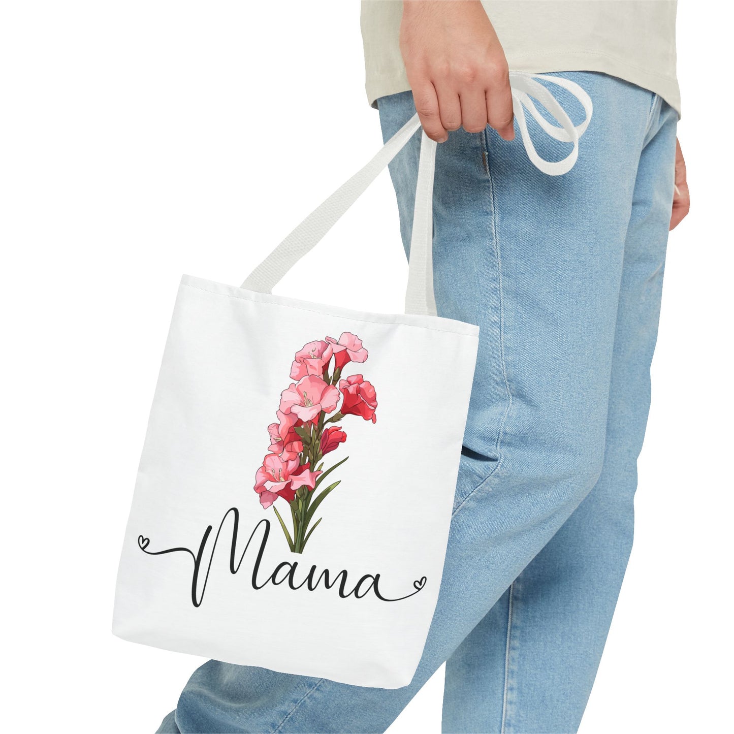 August Floral Mama Tote Bag - Perfect Gift for Moms, Stylish & Functional