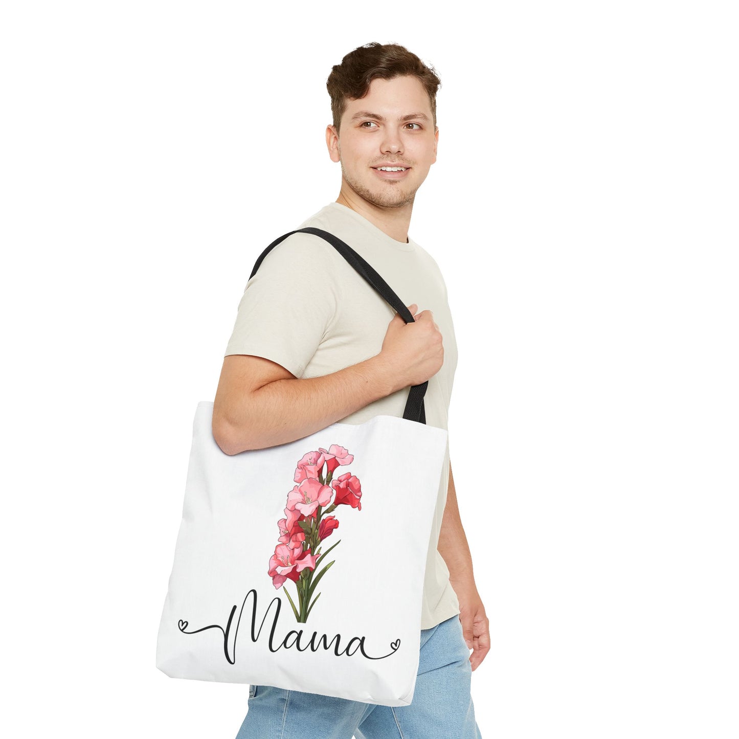 August Floral Mama Tote Bag - Perfect Gift for Moms, Stylish & Functional