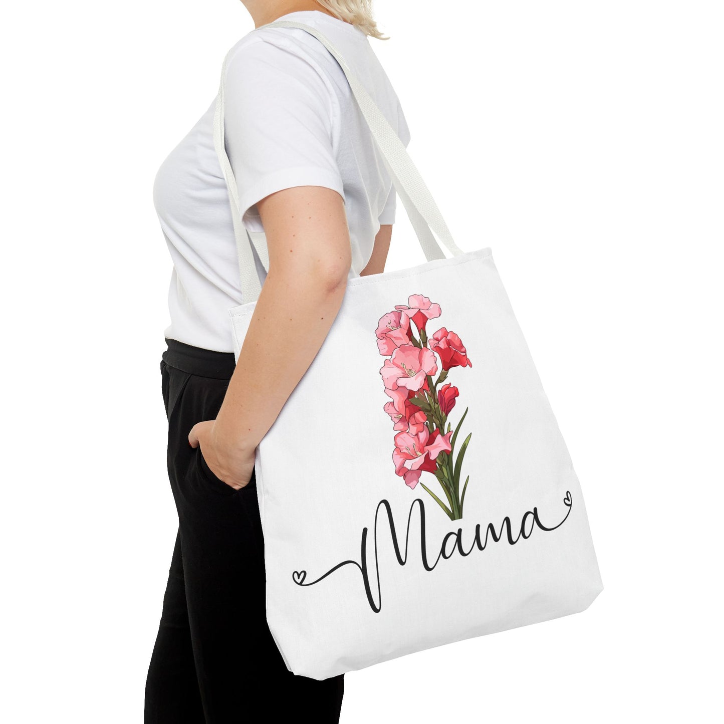 August Floral Mama Tote Bag - Perfect Gift for Moms, Stylish & Functional