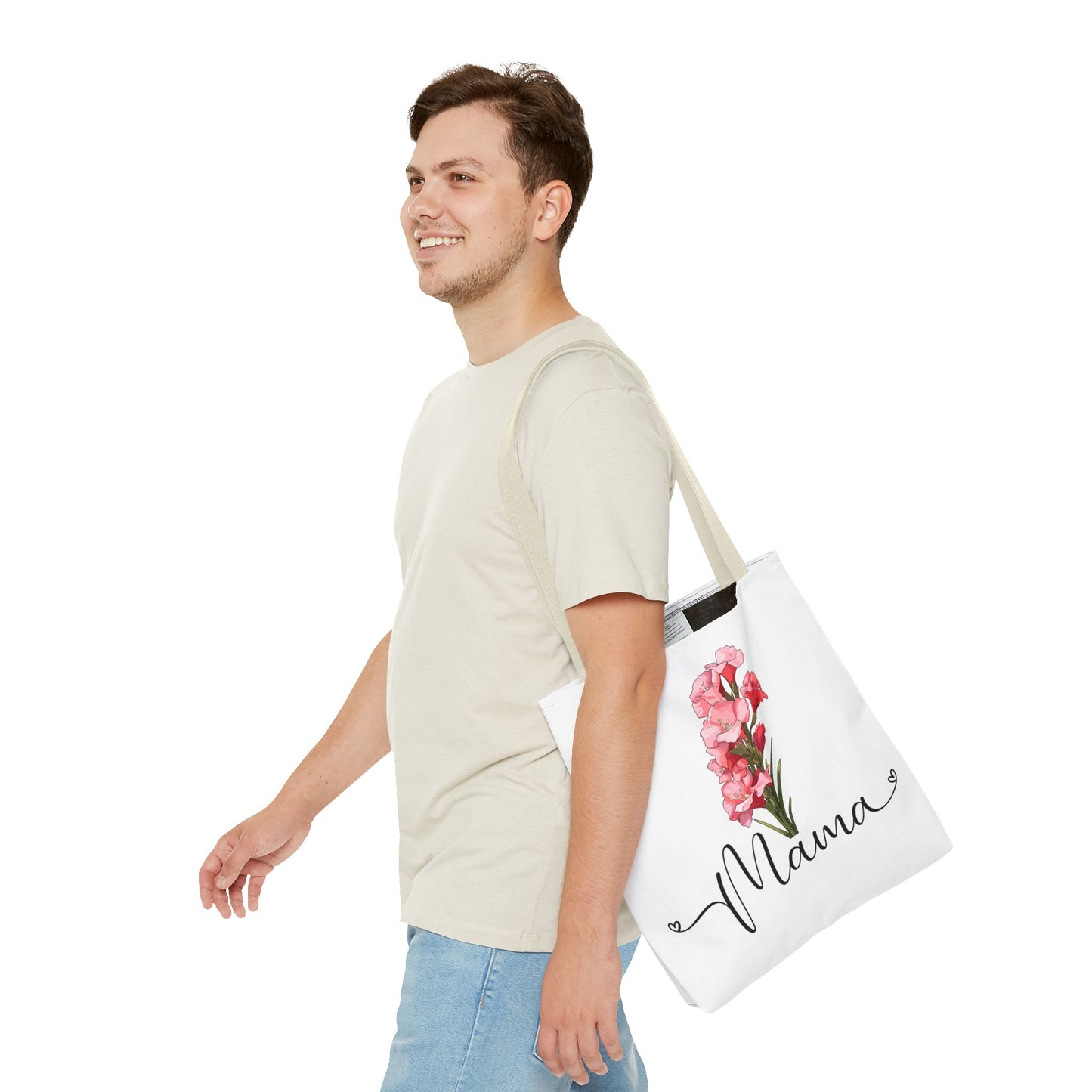 August Floral Mama Tote Bag - Perfect Gift for Moms, Stylish & Functional