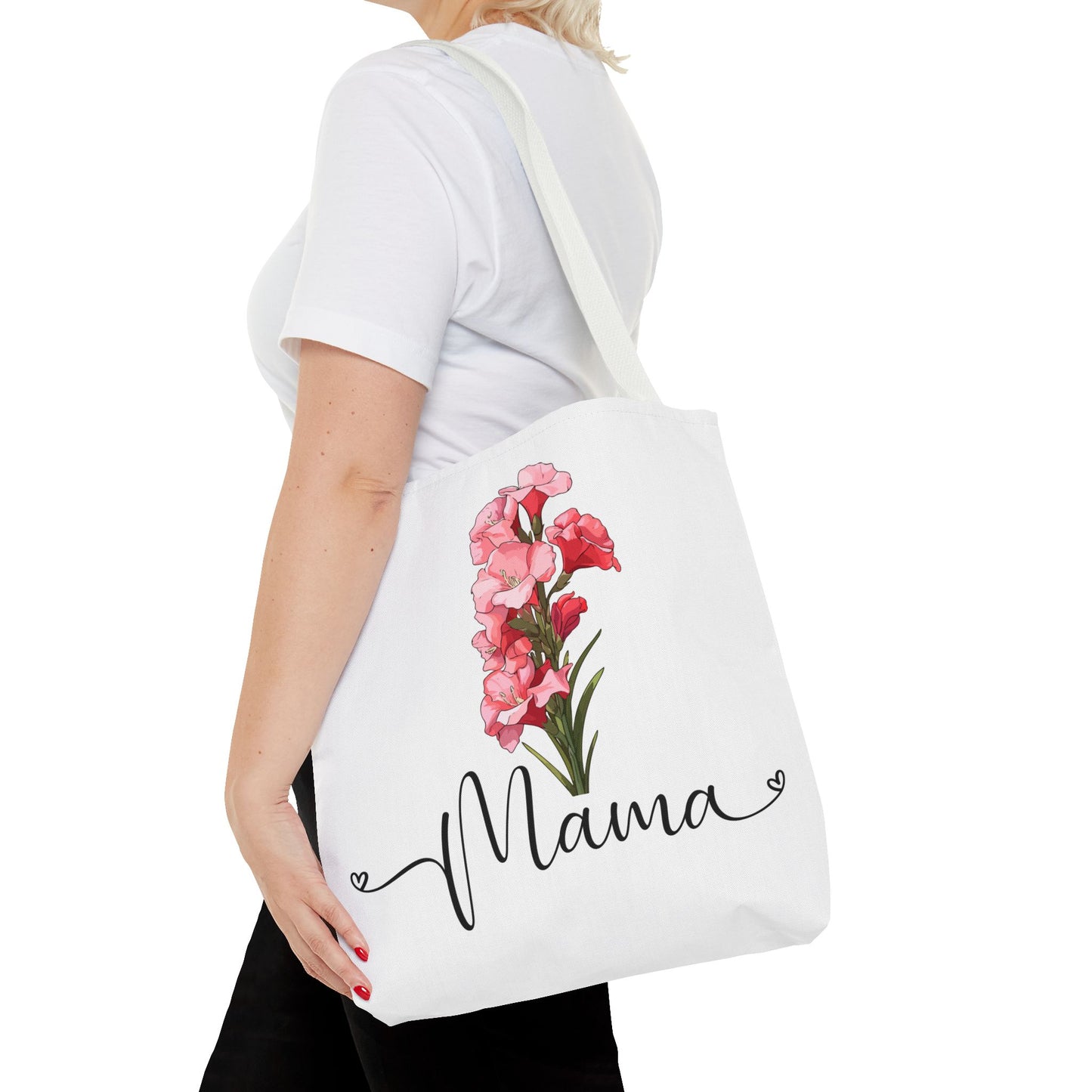 August Floral Mama Tote Bag - Perfect Gift for Moms, Stylish & Functional